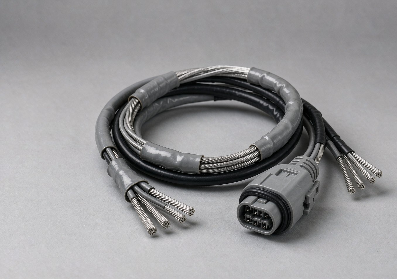 Marine and RV sealed wiring harness with tinned copper